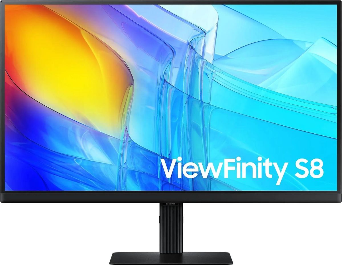 27" Монитор Samsung ViewFinity S8 S27D800EAIXCI,  3840x2160,  IPS,  1хHDMI,  1хDP,  черный [ls27d800eaixci]